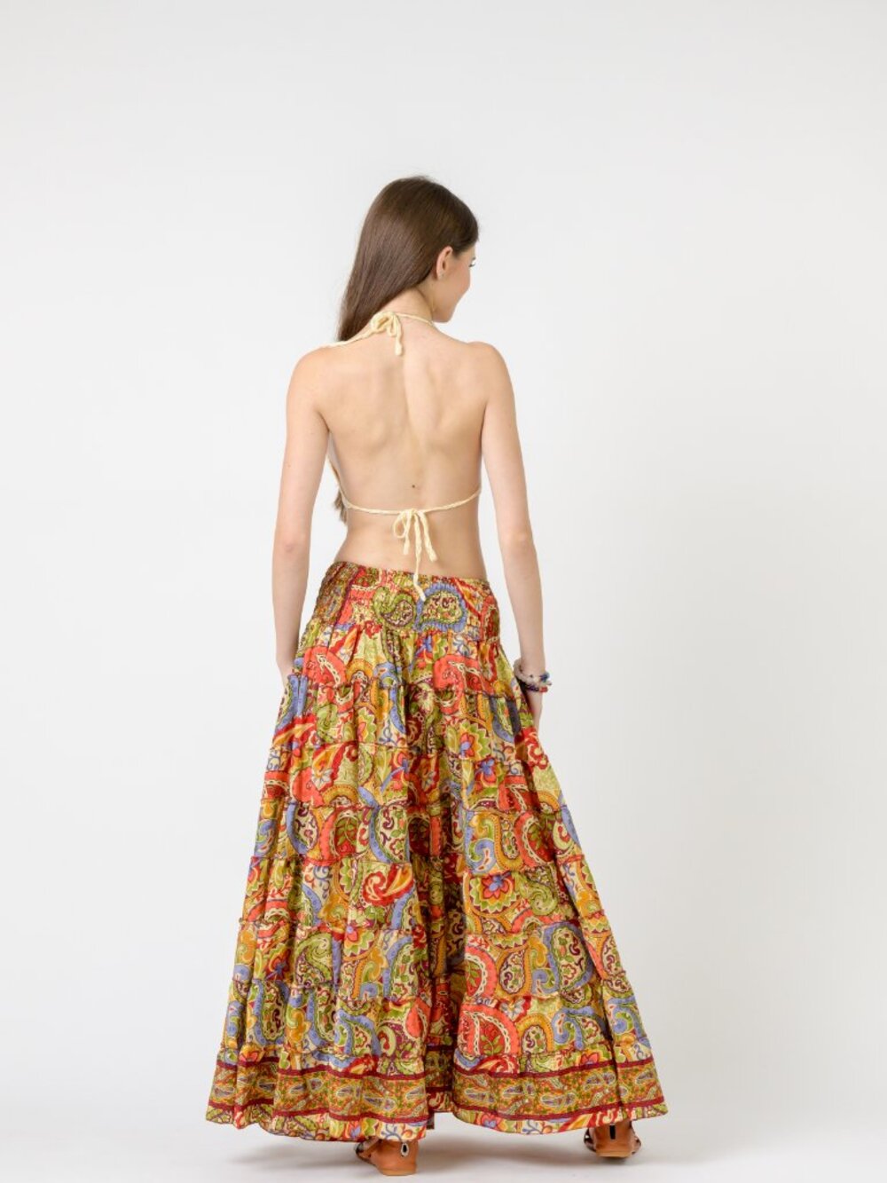 22.) Rhea Layered Print Ruffle Skirt (Assorted) - Picture 13 of 15